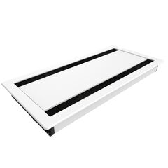9715000301 Table Top Dual Conference Lid, White, 31.9(Reach Length)cm, Length: 30, Colour: White