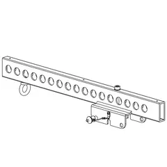 KPTAX16CLWH Fly Bar for AX16CL, White