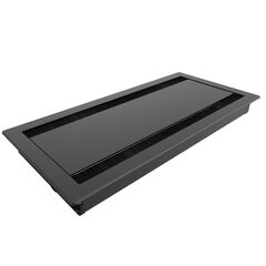 9715000309 Table Top Dual Conference Lid, Black, 31.9(Reach Length)cm, Length: 30, Colour: Black