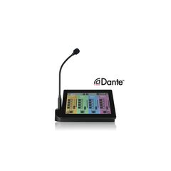 PAGENETDN Programmable Paging Station with Control Touch-Screen, Black, Unidirectional