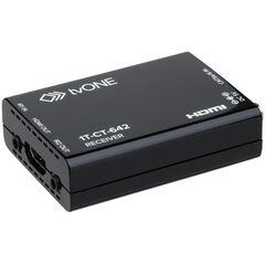 1T-CT-642 HDMI Receiver, Extends 1080p up to 60 m, 4K30 up to 40 m with IR