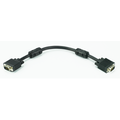 8450338-01 VGA Cable, 15-Pin HD Male, 15-Pin HD Male, Black, 0.3m