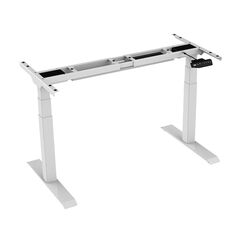 BSSD-L10-18/24 W Dual Motor Electric Sit-Stand Desk Frame, 3-Stage, white