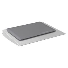 1004900202 Uniform Laptop Holder 02 - Shelf W390xD320 mm, silver, Colour: Silver