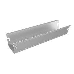 9002500202 Axessline Outlet Tray - PDU mounting tray, L670 x W220 mm, silver, Length: 67, Colour: Silver