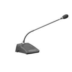 HCS-3938C_D Compact Digital Conference System Chairman Unit, Charcoal Grey Panel and Button, Colour: Charcoal Grey (Panel), Black (Base), Charcoal Grey (Button)