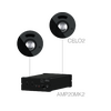 SENSO2.2/B 2 x CELO2 + AMP20MK2 Black version, Colour: Black, 2 image