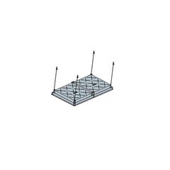 KPTSC965M2 Mounting kit for AC SC965P, 1x2 matrix