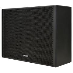 ARQIS SB10BK Wooden wall-mount subwoofer reinforcement cabinet, Black