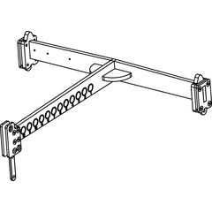 KPTAX2065 Fly Bar for 4 AX2065P / AX2065A, Black