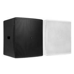 BASO18/W Compact Subwoofer, White, 18" Ferrite, Colour: White