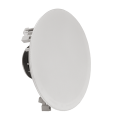 PCR 8 Rimless Grill Plastic Ceiling Mount Loudspeaker, White