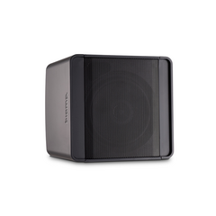 KUBO3-BL Surface Mount Loudspeaker, Two Way, 3", 25 W, Black, 100°x100°, Colour: Black