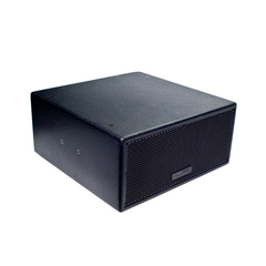 VLF208LV-BI Large Volume Compact Subwoofer, Dual, 2xSpeaker, 8 in, Black, 400W, 360° Hx180° V, Colour: Black