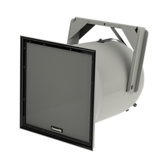 R2-77Z High Output Full-Range Weather-Resistant Loudspeaker, Three Way, Grey, 60° Hx60° V