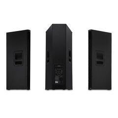 KW153 15" Powered Active Loudspeaker, Three Way, Black, 75° Conical Coverage