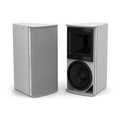 IP6-1122/64W Medium Power Point Source Loudspeaker, Two Way, 12", 600W, White, 60°x40, Colour: White