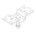 CMKITW Ceiling Mount Kit, White, For Full-Range V2 Loudspeaker, Colour: White